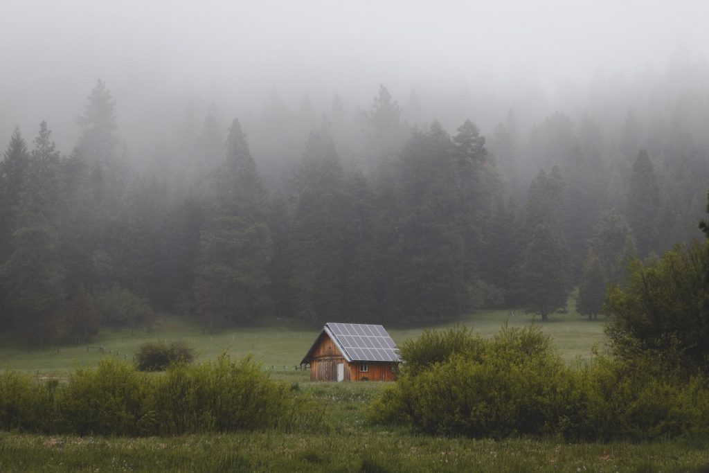 Isolated house