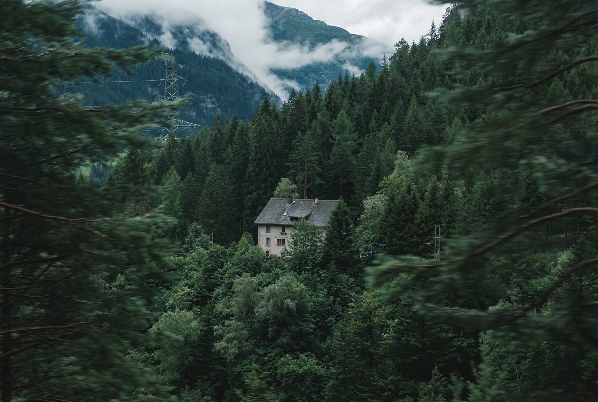 House on the mountains