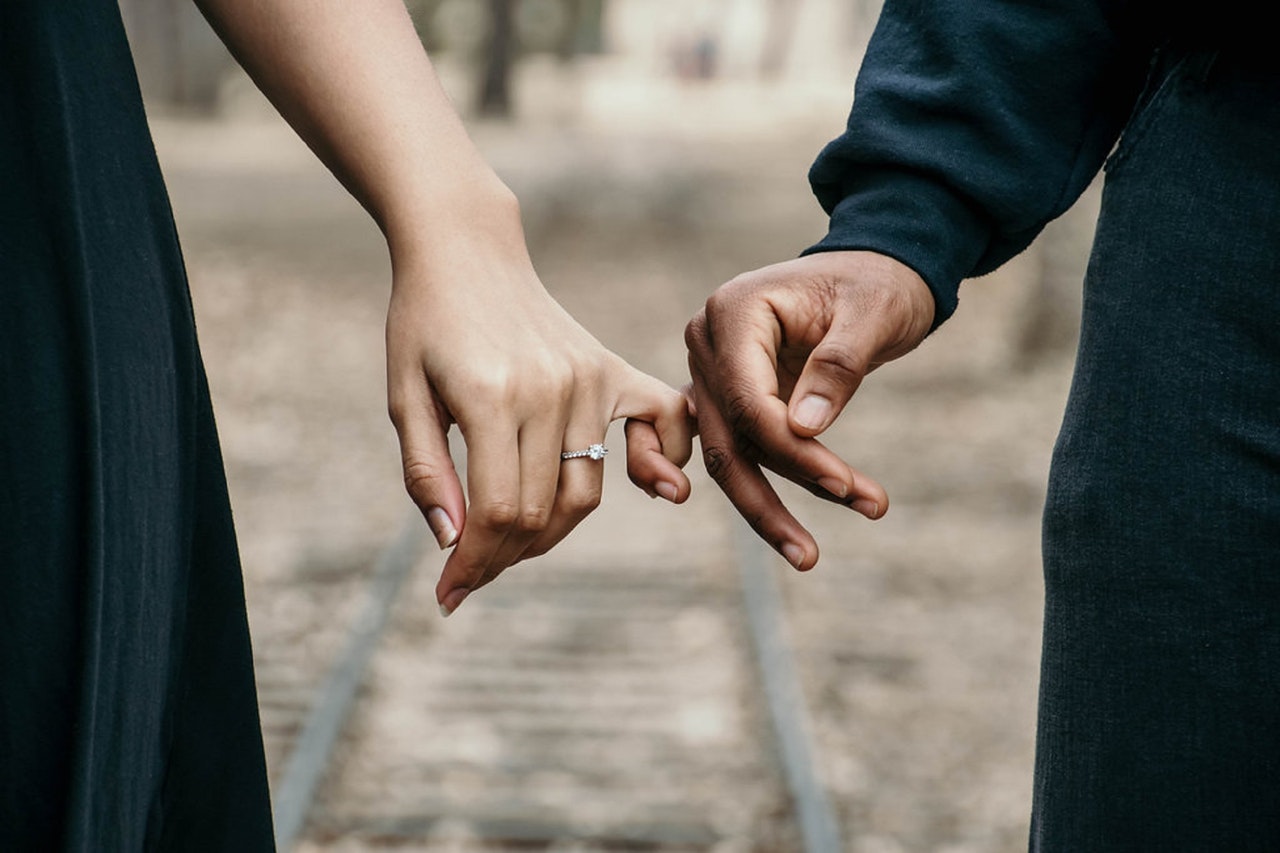 couple walking