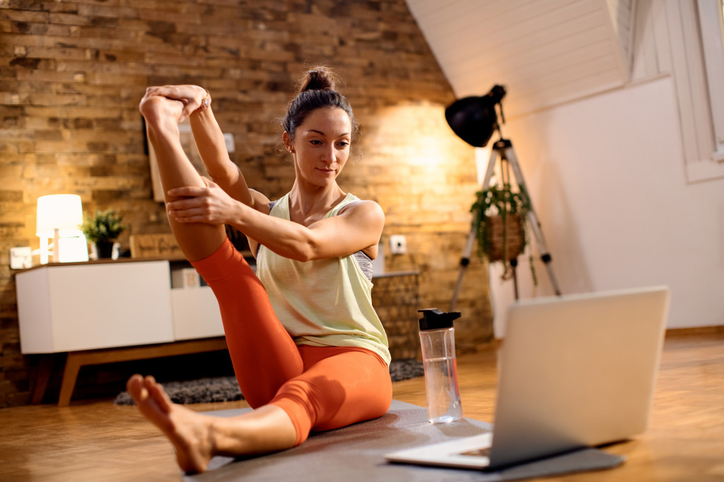 yoga at home