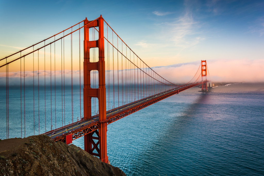 The Golden Gate Bridge in San Francisco