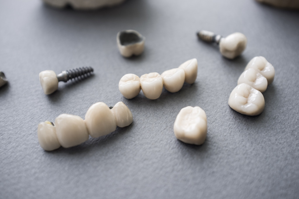 Dental implants ready for use